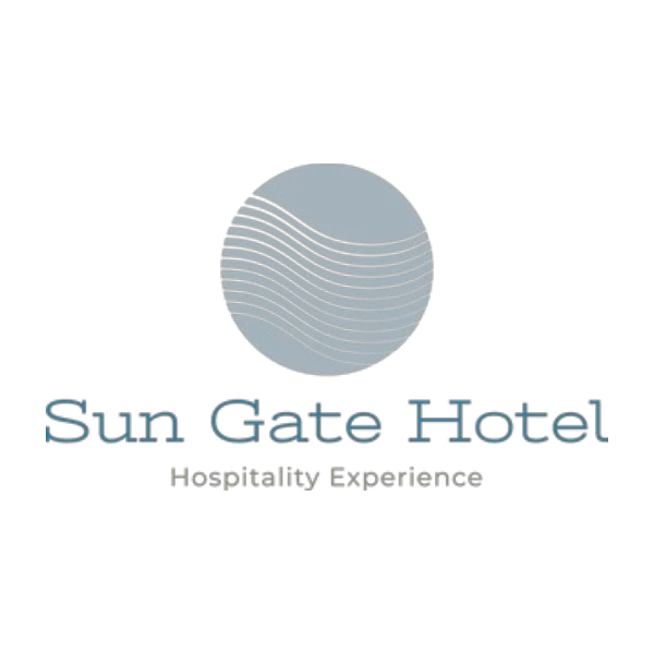 Logo Sun Gate Hotel, partenaire hôtelier de DINO International Group en Grèce